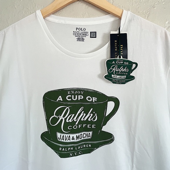 Polo Ralph Lauren Custom Slim Fit Ralph's Coffee T-Shirt - Picture 3 of 3